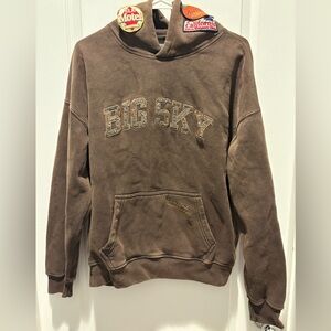 Vintage Abercrombie & fitch California brown hoodie